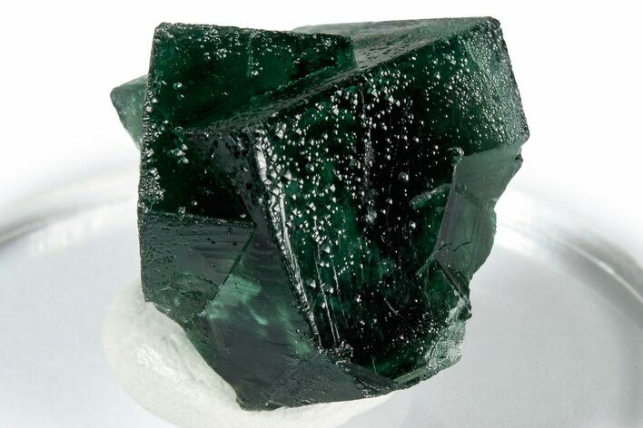 Fluorescent Green Fluorite Twins - Diana Maria Mine, England #337488